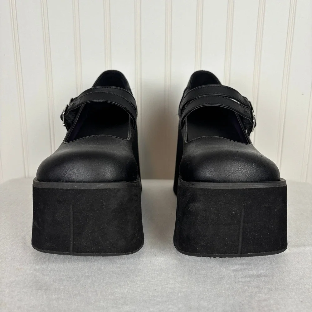 Demonia Kera Mary Jane Platform Shoes Black Dolls Kill Goth Punk Emo Women 9